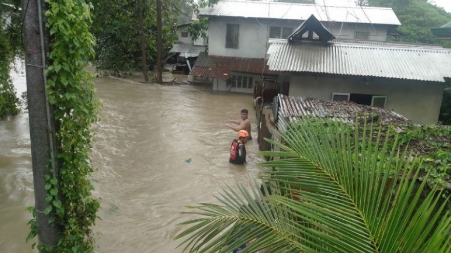 Ngập lụt nghiêm trọng tại Philippines khiến hơn 45.000 người phải sơ tán